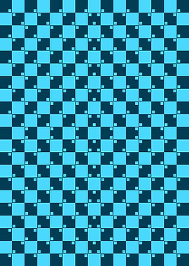 Blue Square magic Illusion