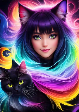 Furry Anime Cat Girl