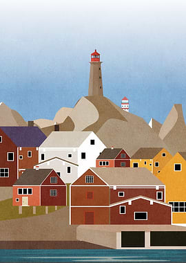 Norway landscape in summer