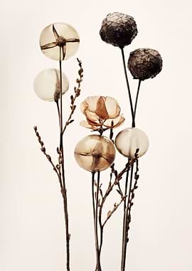 Glass Ball Flowers