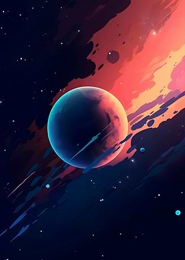 Sci-Fi Planet Scene 8