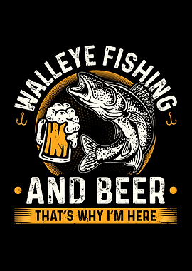 Walleye Fishing Beer