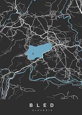 BLED SLOVENIA Map