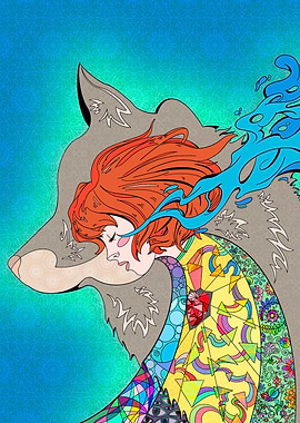 She wolf colorful emotions