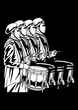 Marching Band Drummer