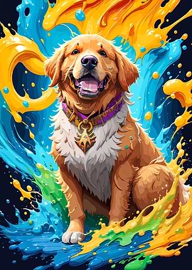 Golden Retriever portrait