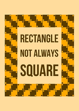 Rectangle Square Illusion