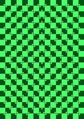 Green Flat Visual Illusion