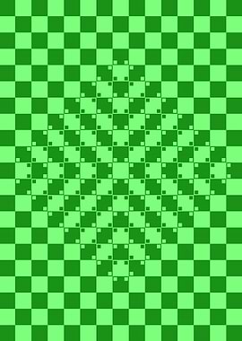 Green Flat Visual Illusion