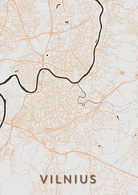 Vilnius City Map