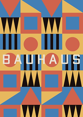 Bauhaus Pattern Poster