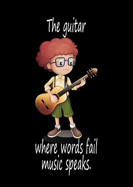 Cheerful music guitar