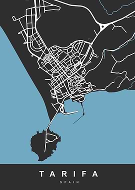 Map TARIFA SPAIN
