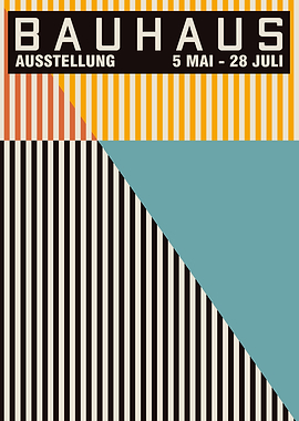 Bauhaus Abstract Poster