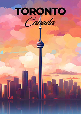 Toronto Travel Poster