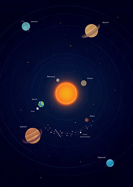 Solar System Poster