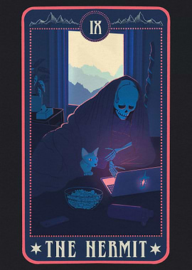 The Hermit Tarot Card