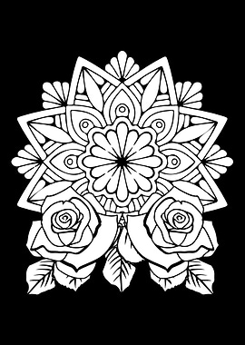 Rose Gardening Mandala