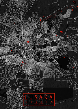 Lusaka City Map Oriental