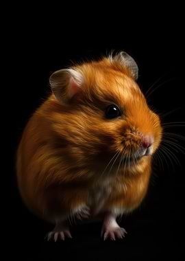 Playful hamster