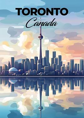 Toronto Travel Poster