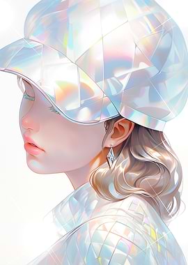 Cute Korean Anime Model