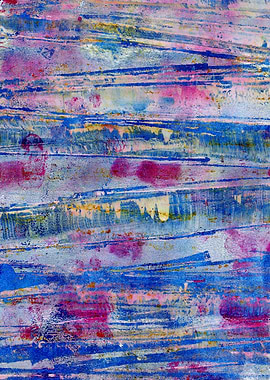 Blue Pink Crooked Lines