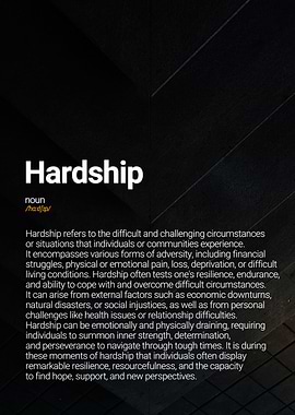 Hardship