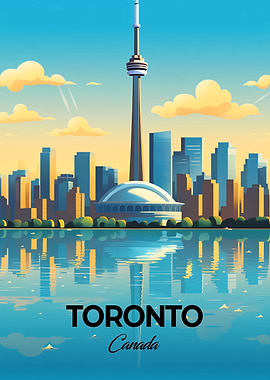 Toronto Travel Print