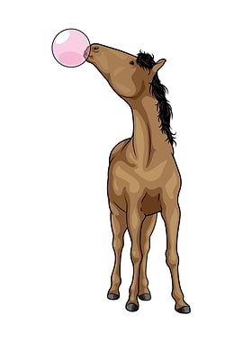 Horse Chewing gum