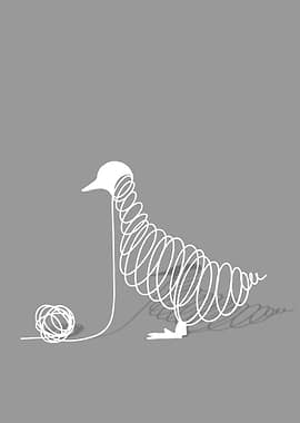 Beautiful One Line Animal