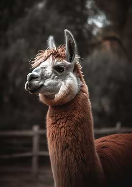 Colorful llama