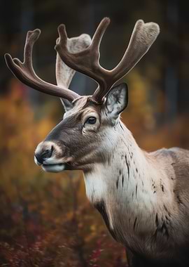 Wild caribou