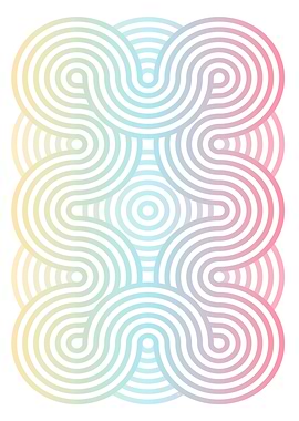Pastel Rainbow Maze