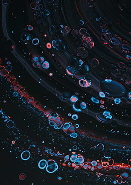 Oil Color Splash Water