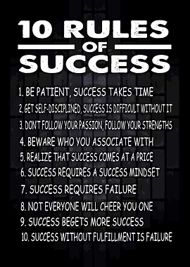 10 Rules for Success