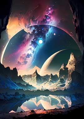 Reflection Of Cosmos Lake