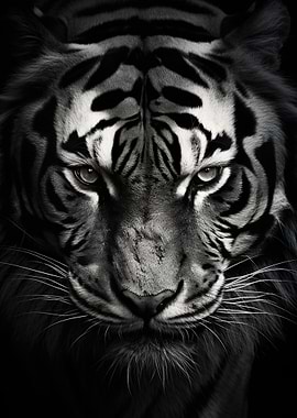 Black And White Tiger