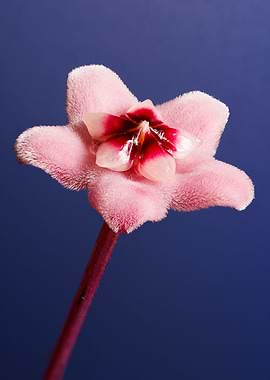 Macro a hoya flower