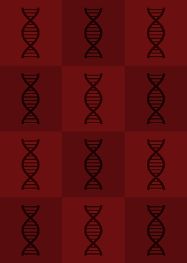 DNA Science Icons Pop Art