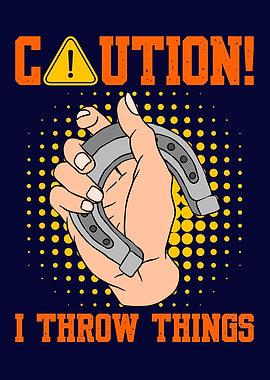 Funny Horseshoe Pitching