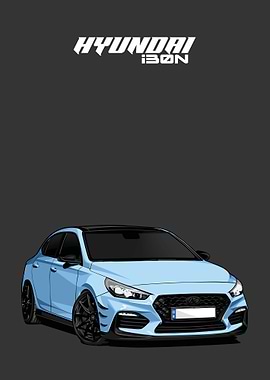 Hyundai i30 N blue