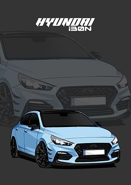 Hyundai i30 N blue