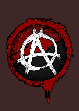 Anarchy antifa symbol
