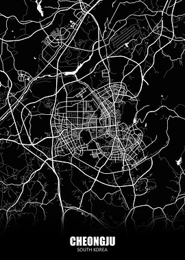 Cheongju South Korea Map
