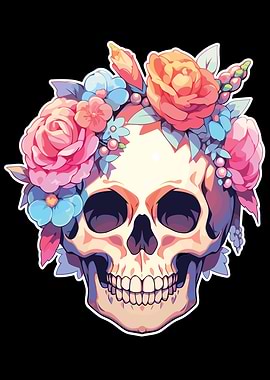 Skulls Skull Flowers