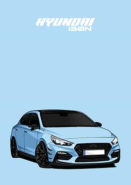 Hyundai i30 N blue