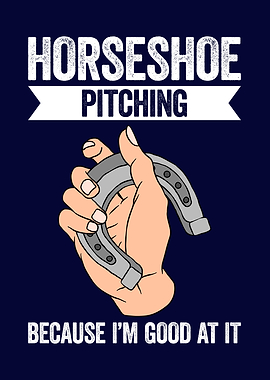 Funny Horseshoe Pitching