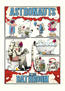 Astronauts in the Bathroom