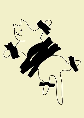 Cat On Duct Tape